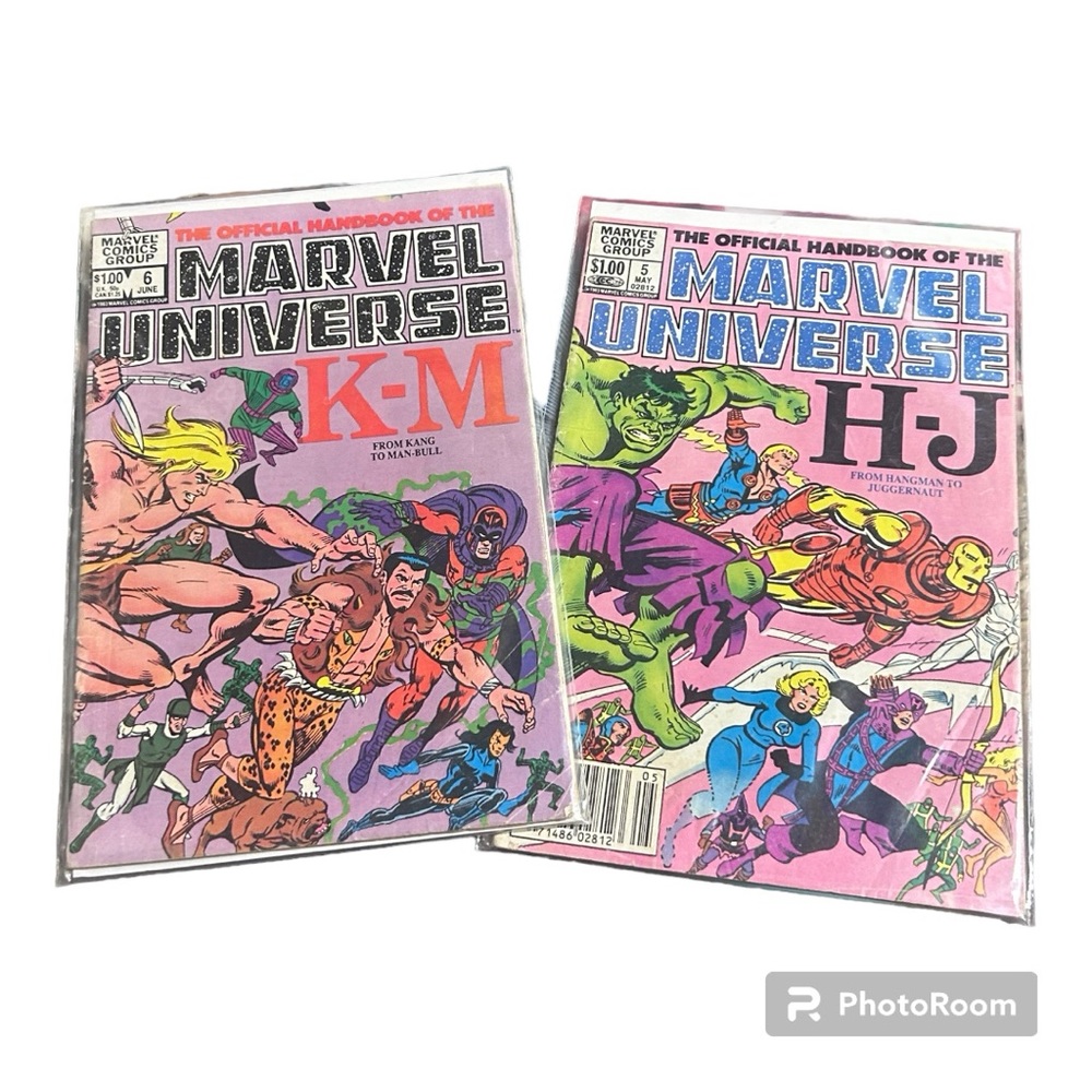 Two Marvel universe comics